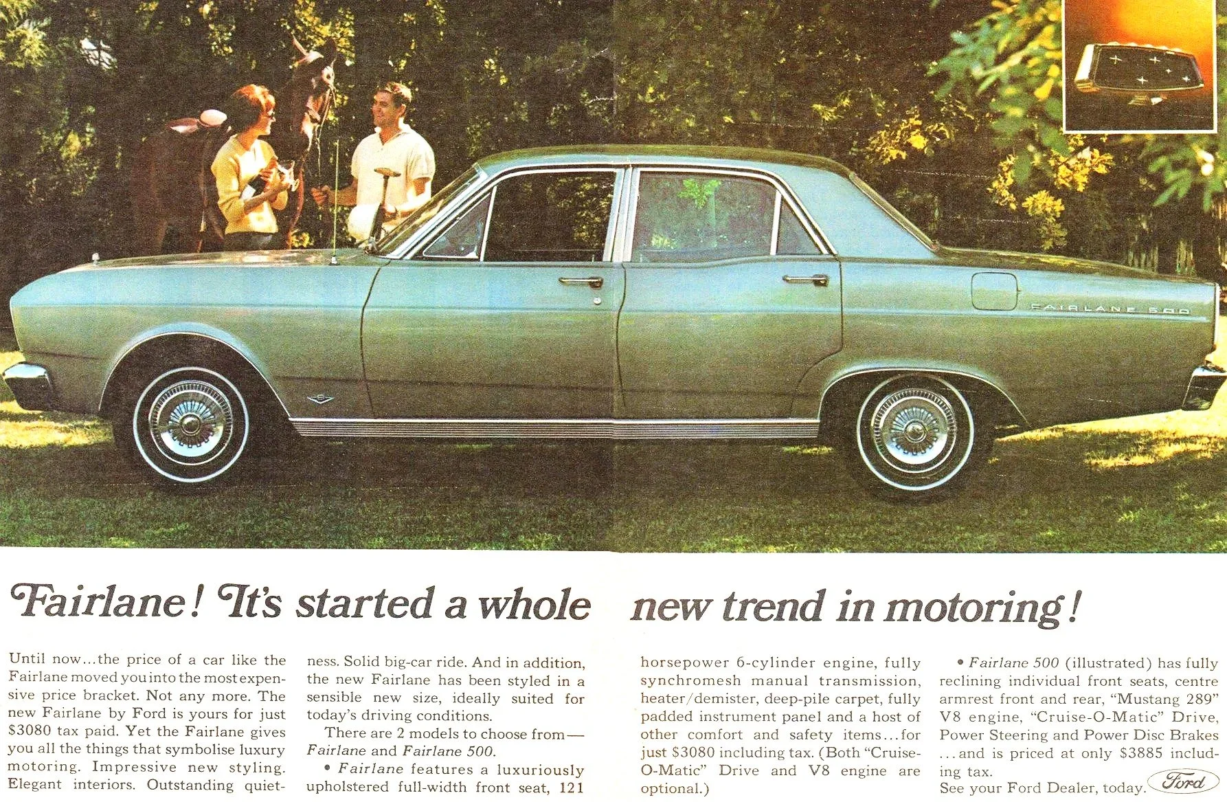 Classic Ford Fairlane & LTD Luxury Ads | Australian Archive